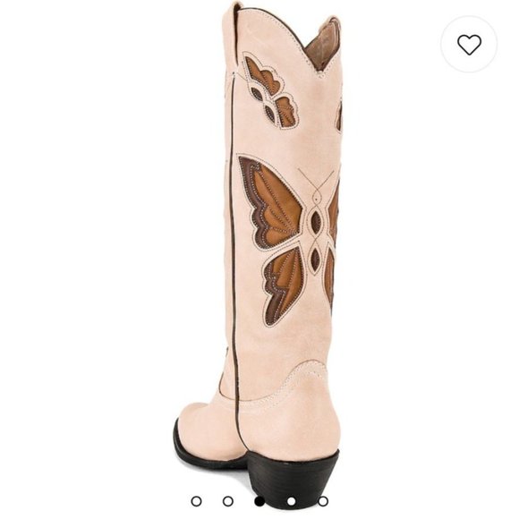 Jeffrey Campbell Fly Away Cowboy Boot in Natural - Picture 5 of 10